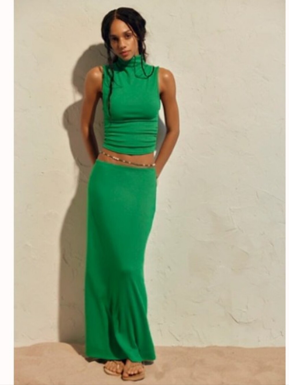 Two Piece Maxi Skirt Set
